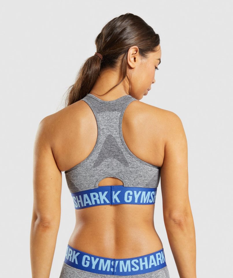 Women's Gymshark Flex Sports Bra Grey | CA D807A6